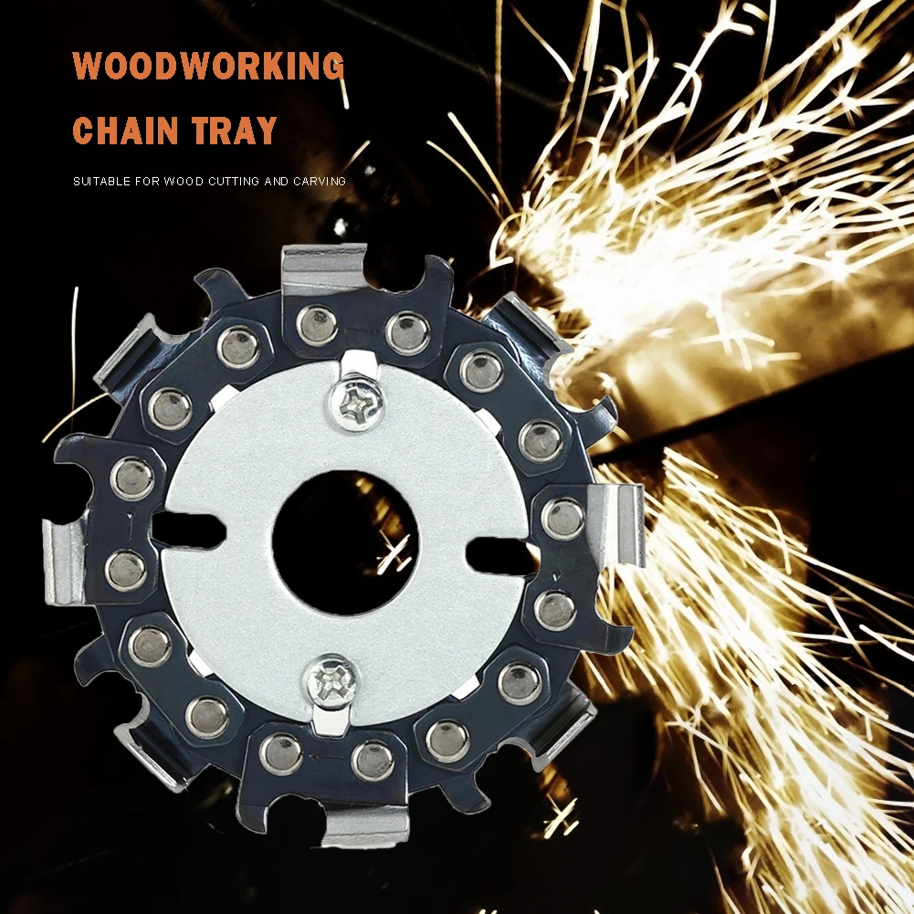 

Chain Saw Blade Wood Carving Disc Carpenter Wood Cutting Engraving Rotary Tool Cutting Disc for Woodworking Rotary Tool
