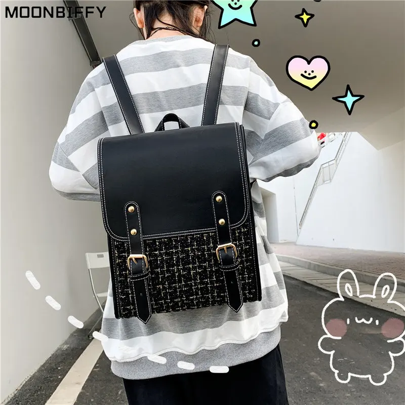 

3 Layers Women's Backpack High Quality Leather Backpacks for Teenage Girls Sac A Dos Travel School Bags Fashion Ladies Mochilas