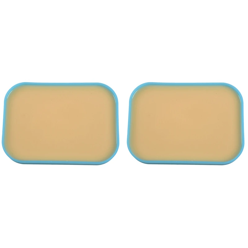 

2X Incision Silicone Suture Training Pad Practice Human Skin Model