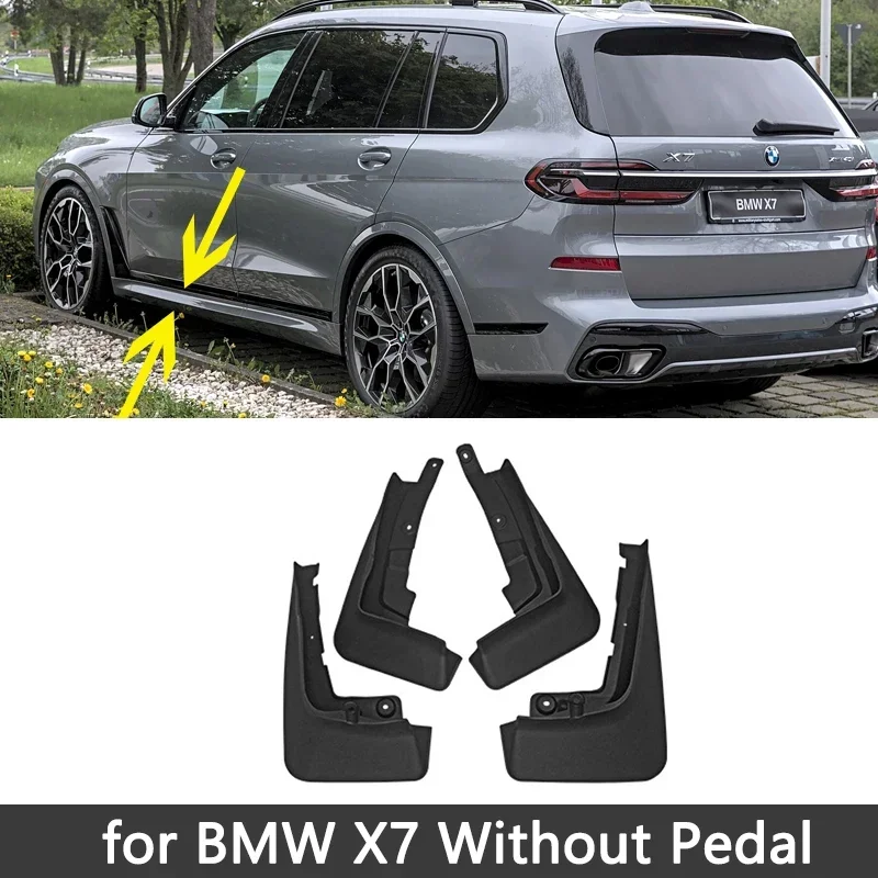

Брызговики для BMW X7 G07 M 2024 2023 2022 2021 2020 40i, автомобильные аксессуары, брызговики, детали для передних и задних колес