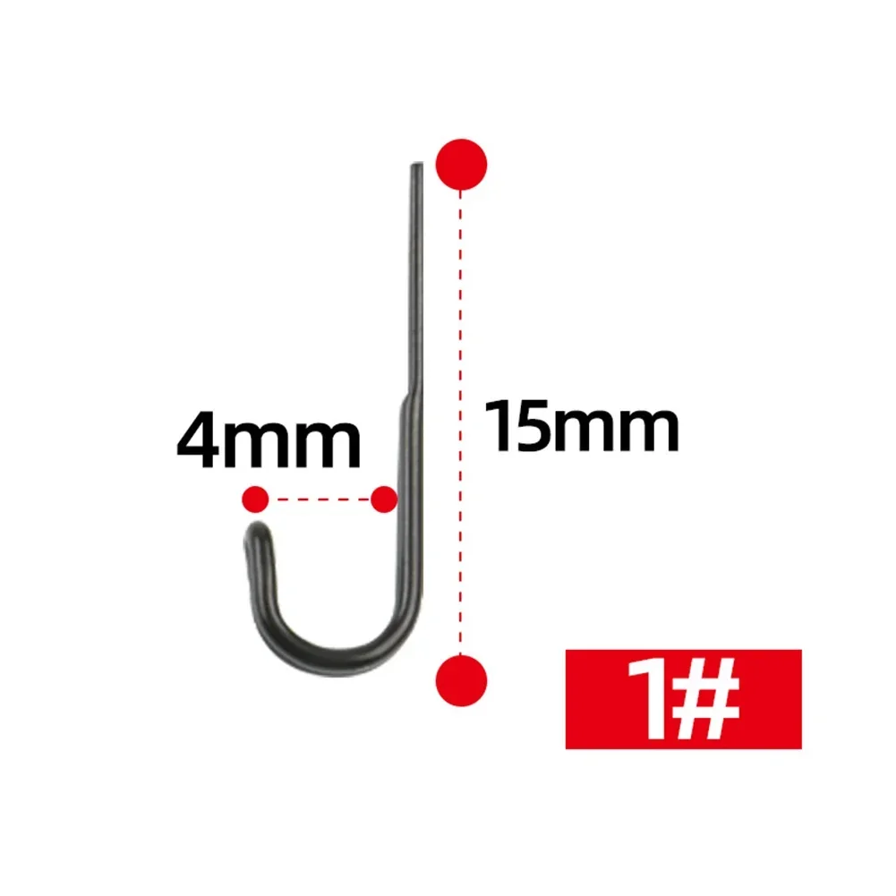 1 шт. рыболовный крючок из нержавеющей стали