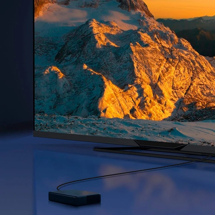 Кабель HDMI - Baseus WKGQ000201 High definition 3 0 м силикон версия 2 1 поддержка 8K |