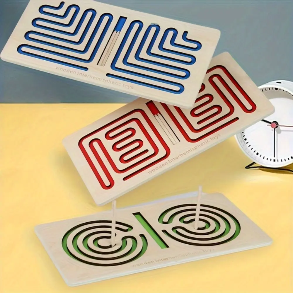 sterowanie trajektorką lewy prawy łamigłówka koordynacja mózgu dłoni pióro ruch zabawki do treningu trening ostrości edukacyjny