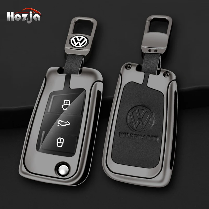 

Чехол для автомобильного ключа из цинкового сплава, защитный чехол для VW Skoda Octavia A7 VW Golf 7 MK7, аксессуары