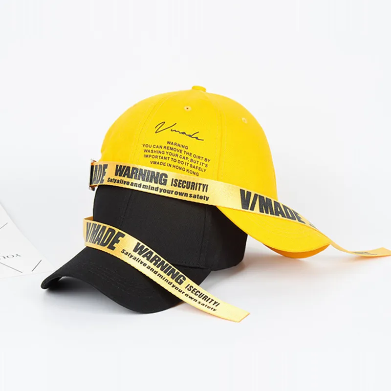 

Hip hop caps Korea stylish street logo belt Tails GD Sports hats New adult men women casual cotton letter baseball caps Trucker