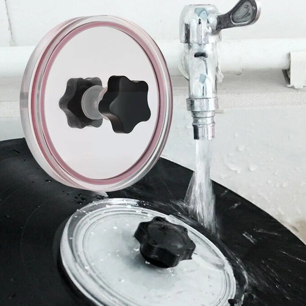 Vinyl Record Label Saver waterproof EP LP Vinyl Record Clip Protector Tool Cleaner Player Cleaning Dedicated Accessories B4W6