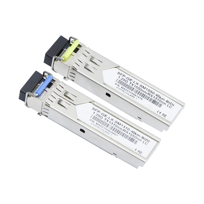 1 пара гигабитного оптоволоконного модуля SFP 25G одномодовый 40 км LC 1310/1550 Нм