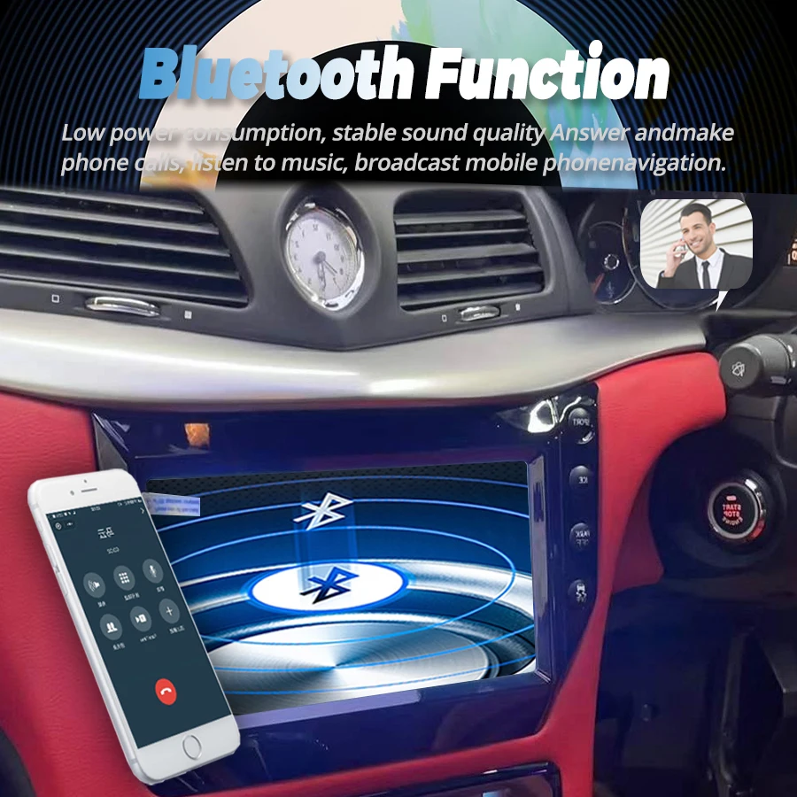 Панель переменного тока с экраном Android автомобильное радио для Maserati GranTurismo GT/GC