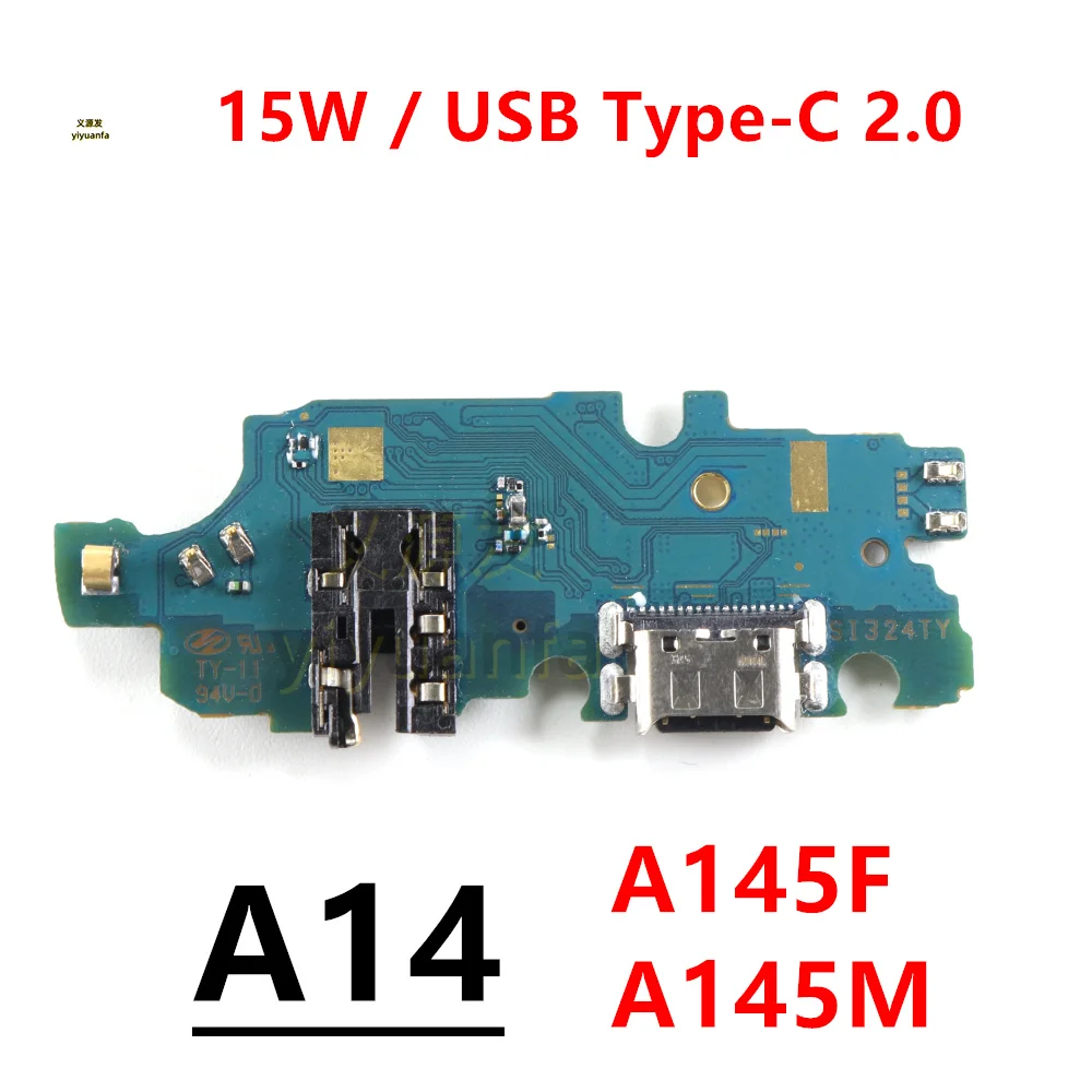 Зарядное устройство Usb Type-C 15 Вт гибкий кабель для Samsung Galaxy A14 SM-A145F A145M модуль платы