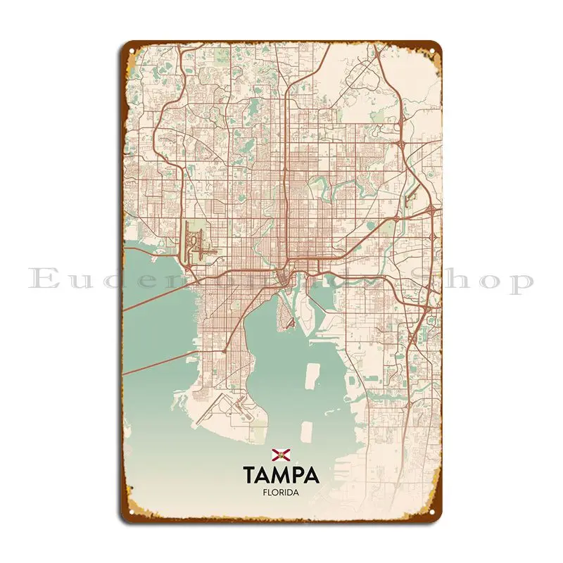 

Металлический плакат Tampa FL для клуба