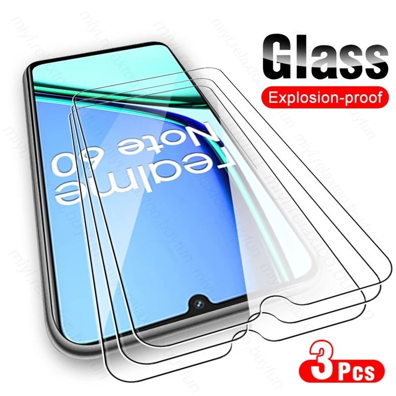3 шт. защитное стекло для Realme Note60 Note 60 4G 9H закаленное защитная пленка экрана Realmi Not