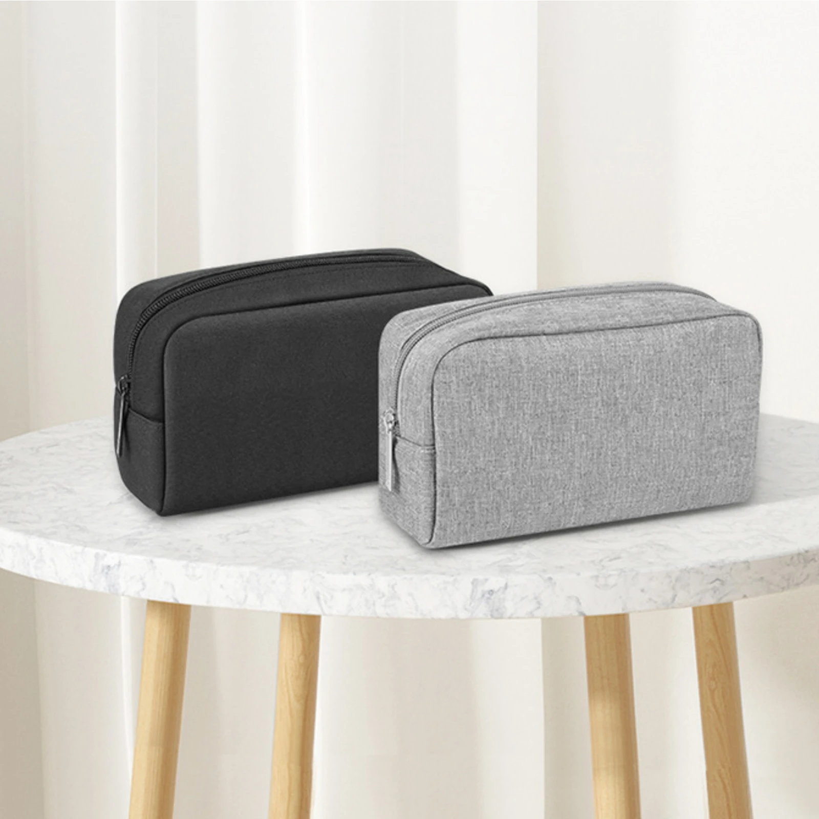 

Storage Bag Home Headphones USB Cable Document Package Anti-Scratch Nylon Fabric Portable Card Package Travel Accessories