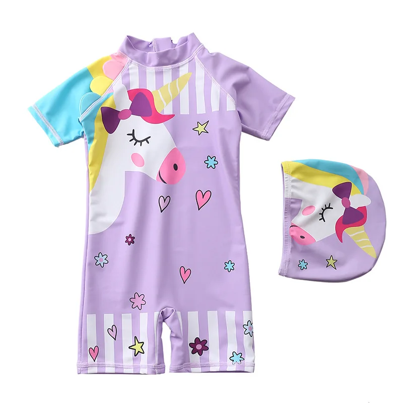 2 шт. детский слитный купальник Единорог |