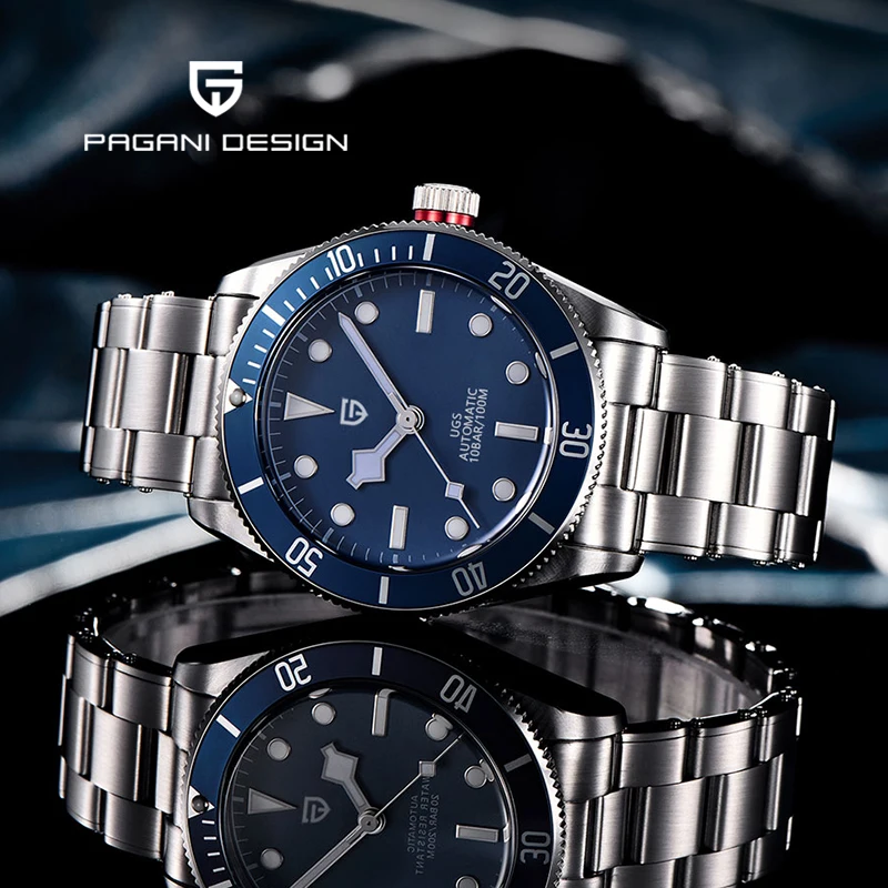 

PAGANI DESIGN V2 New BB58 Men's Automatic Mechanical Watch NH35A Top Brand Luxury Chronograph 100M Waterproof Relogio Masculino