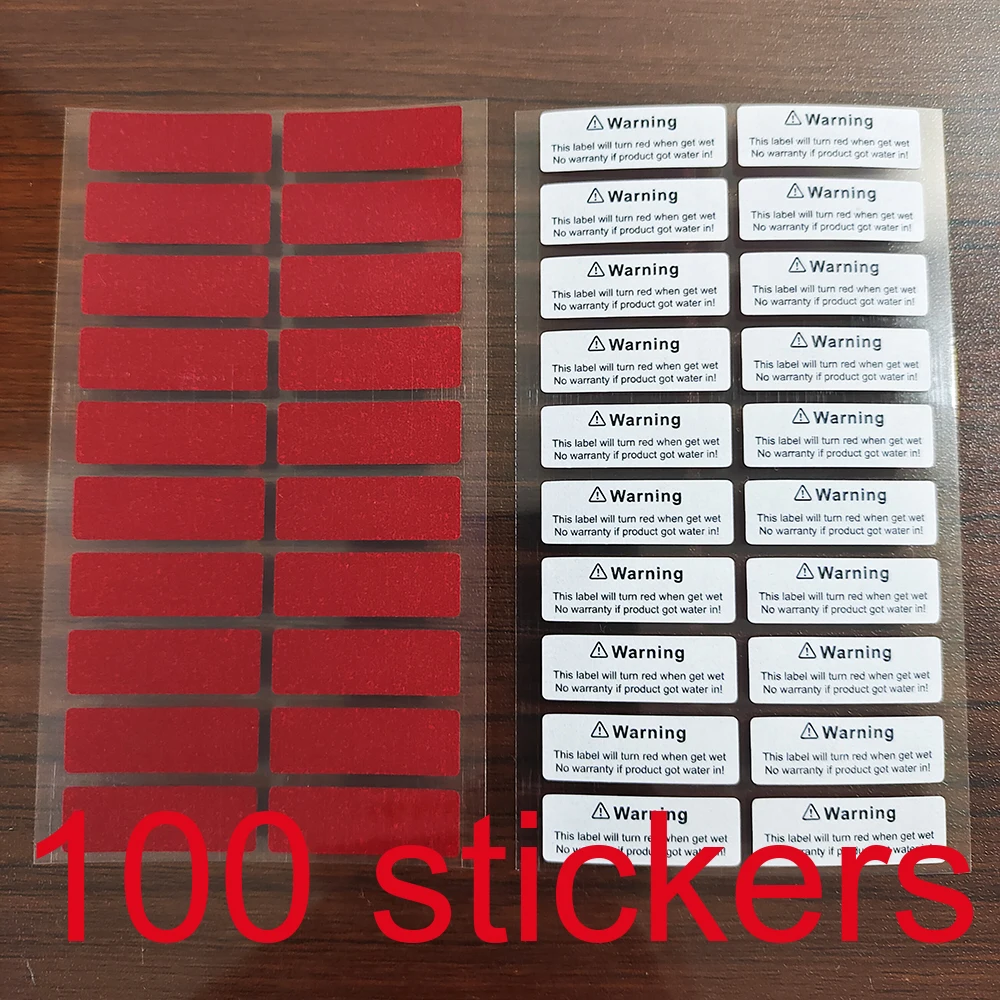 

Водочувствительная наклейка XMYLNG для индикации влаги 80/100 шт