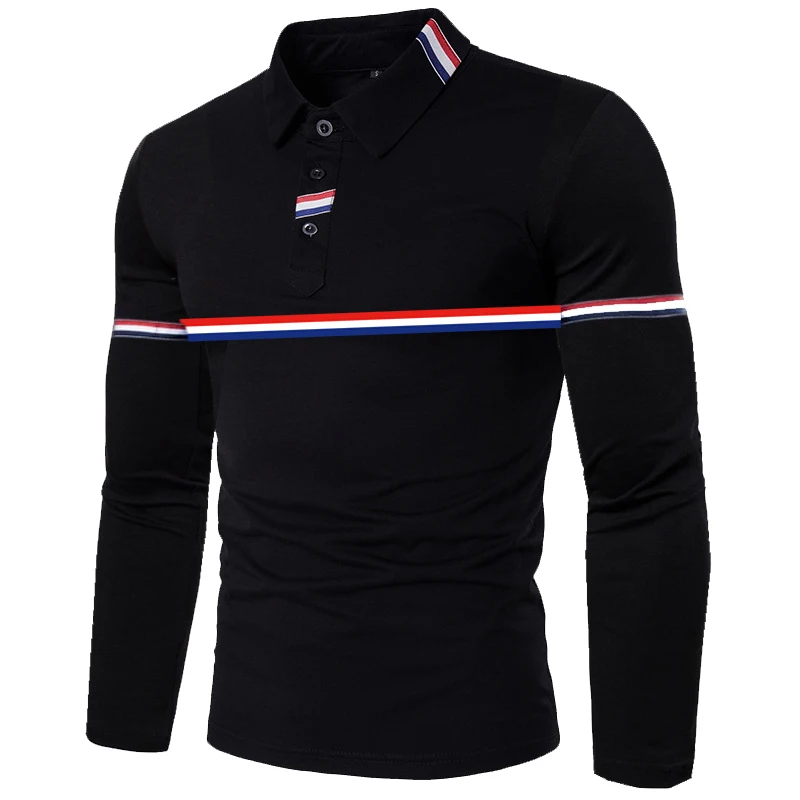 Брендовая рубашка HDDHDHH с длинным рукавом деловой Повседневный пуловер