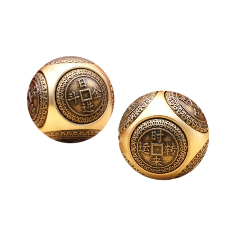 Шестигранный четыре благословения удача деньги спиннер куб для снятия стресса