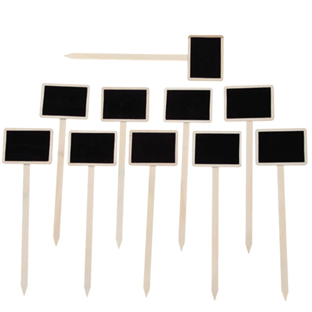 

20 шт., экологически чистые деревянные маркеры для цветов