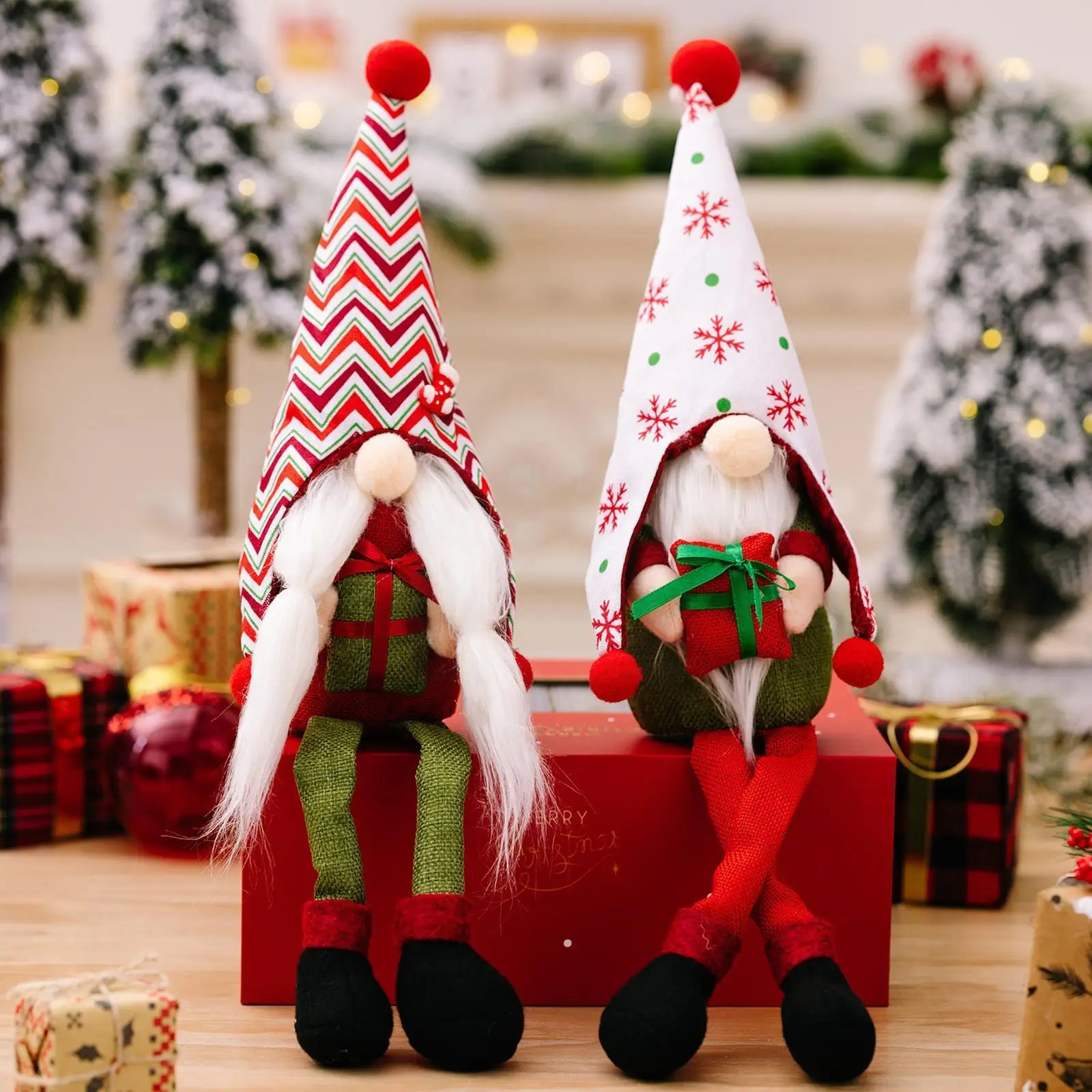 

Christmas Decoration Gnome Faceless Merry Christmas Cristmas Home Natal New Xmas Ornament Navidad Decoration Home Year H1j1