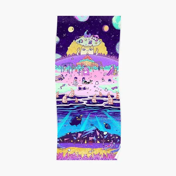 

Постер Omori с изображением головы, забавное настенное украшение, Художественная печать, Декор для дома, Современная комнатная живопись, винт...