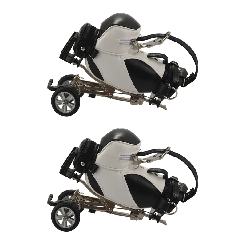 

2 шт., Настольная мини-сумка для гольфа с 3 ручками