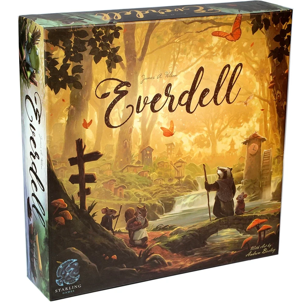 Настольная игра Everdell для 1-4 игроков настольная s семейной игры ночная версия на