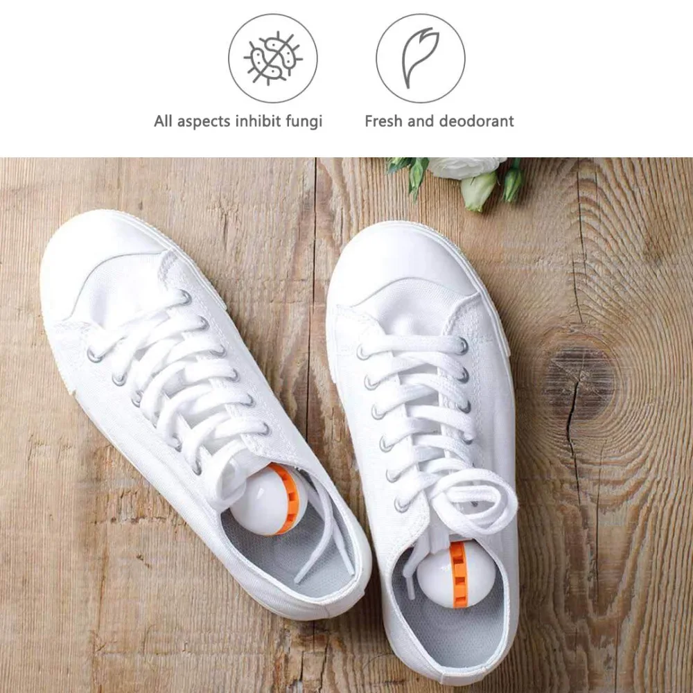 Оригинальный Youpin 6 шт. Clean-n-Fresh дезодорант для обуви шарики очиститель поворотный