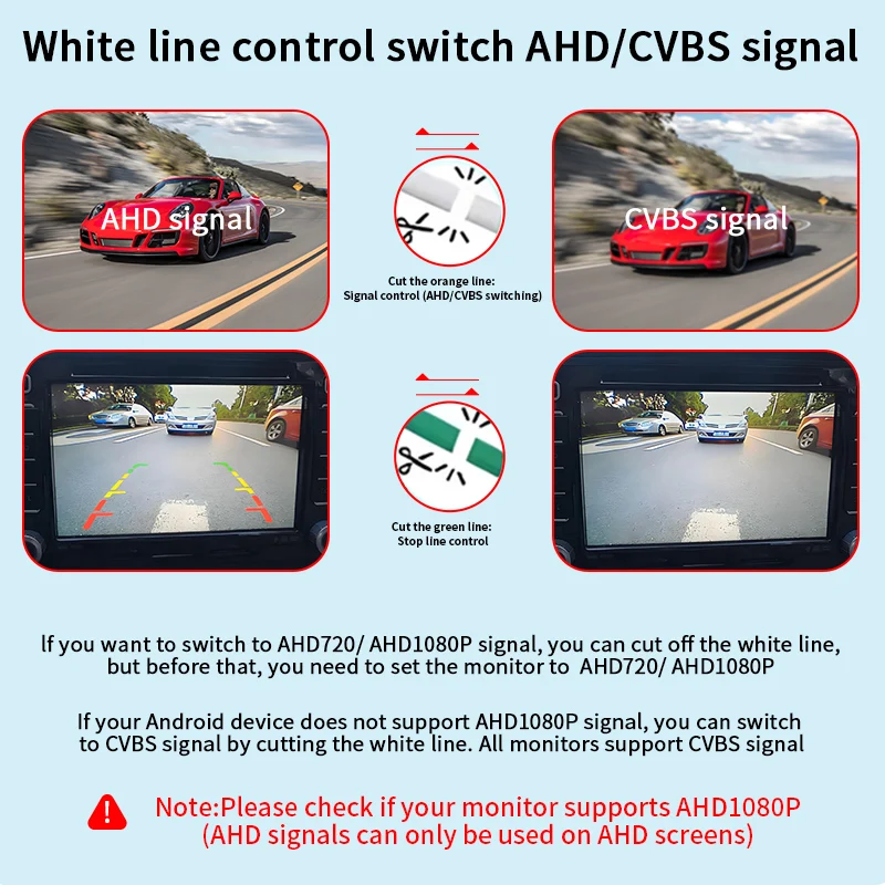 Фото Камера заднего вида AHD1080P 170° ° Широкоугольный объектив для Audi A3 A4 A5 A6 Q3 Q5 Q7 VW GOLF 2.5 |   Автомобиль VW Volkswagen Passat B5 Tiguan Jetta MK6 №5