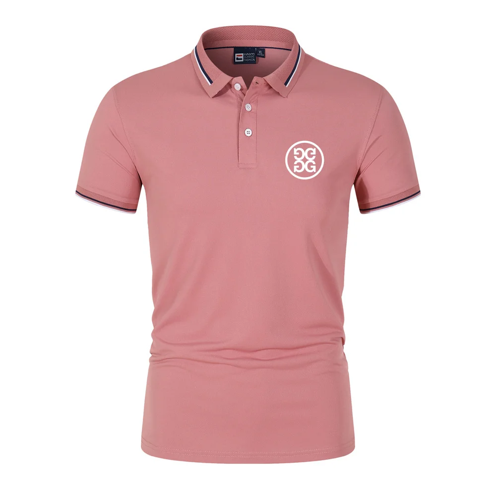 Summer Men's and Women's Breathable Golf Jersey New Fashion Comfortable Quick Drying Clothes Casual Short Sleeve Tops Polo Shirt