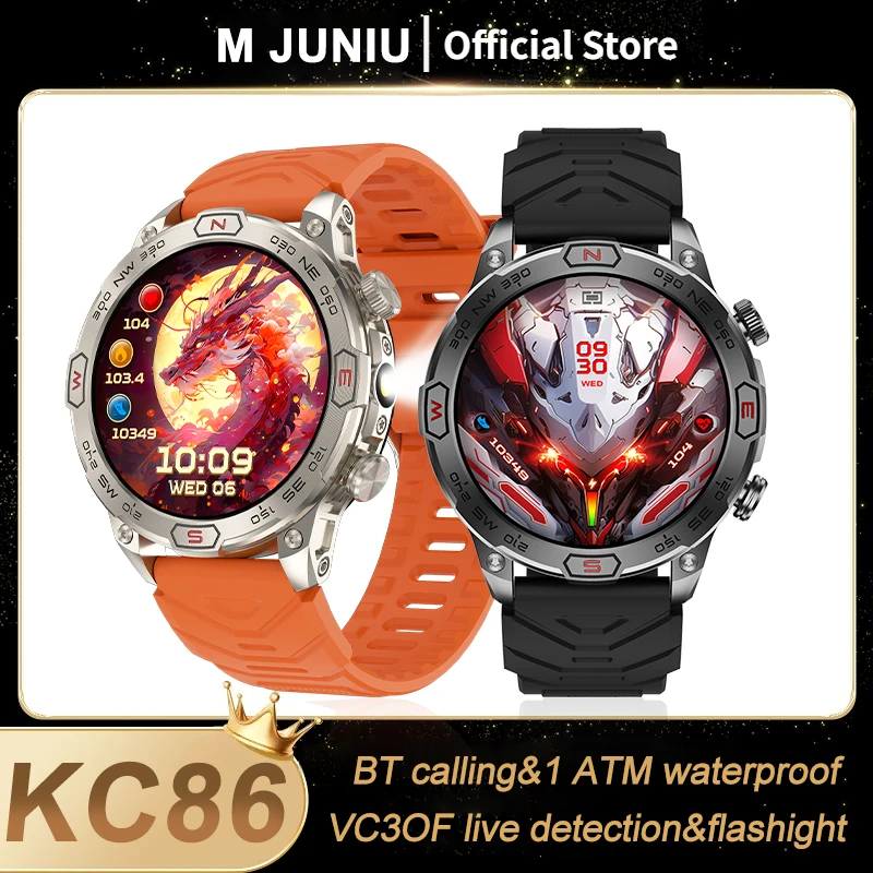 Новые уличные компасы со светодиодной подсветкой умные часы для мужчин AMOLED