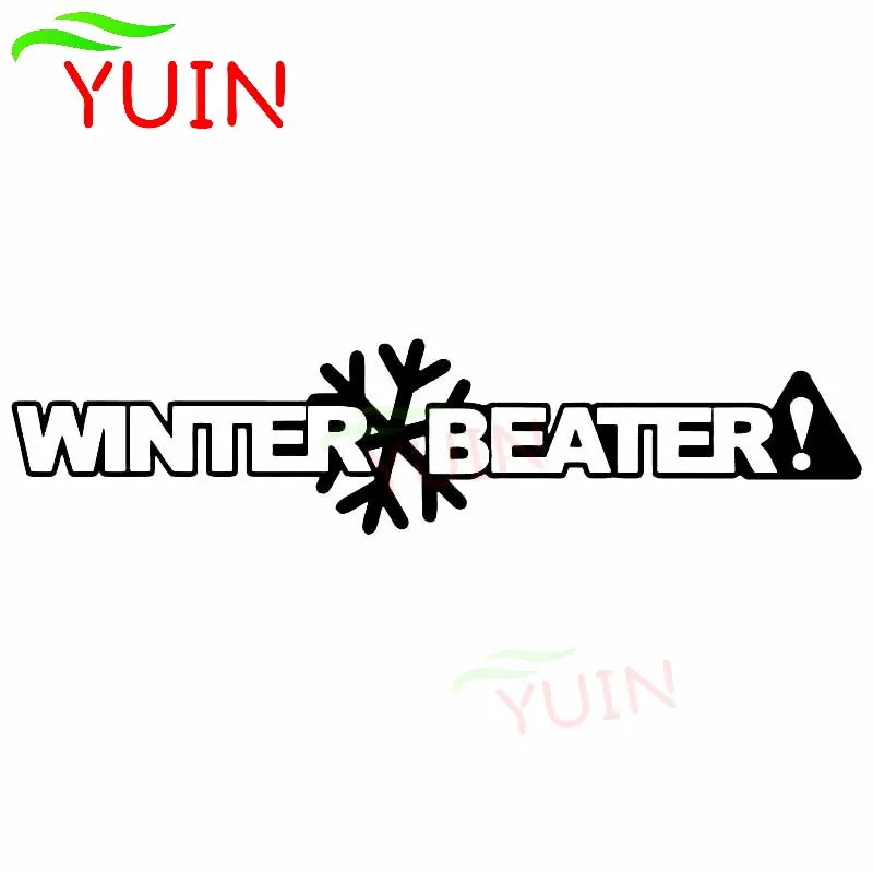 

YUIN WINTER BEATER Art Cute Snowflake Car Decal Fashionable Body Decoration PVC Waterproof Sunscreen Sticker Customizable Color