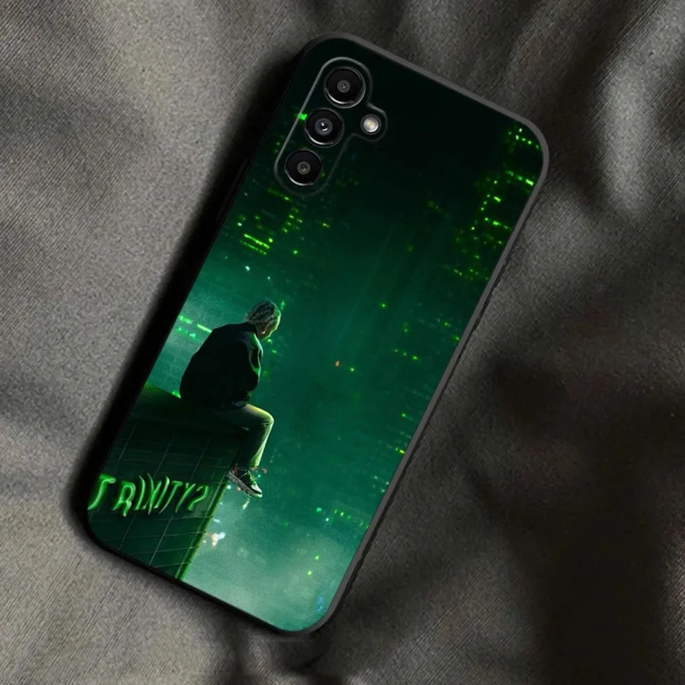 Чехол для телефона Rapper L-Laylow Samsung Galaxy A13 A21s A22 A31 A32 A52 A53 A71 A80 A91 Мягкий черный чехол