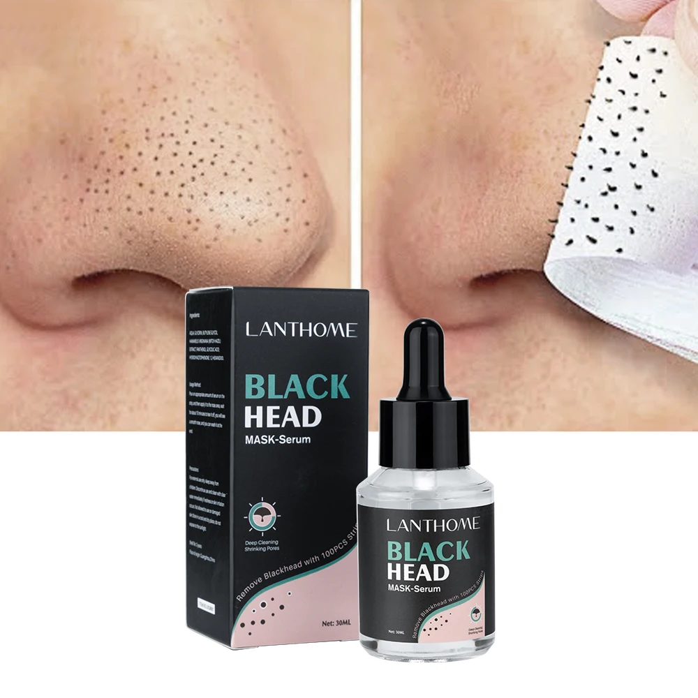 

Nose Blackheads Mask Serum Facial Pores Blackhead Remover Oil Control Shrink Pores Smooth Face Essence Skin Care
