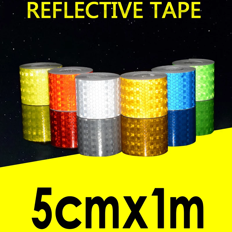 

Светоотражающая защитная лента для автомобиля, 5 см * 100 см