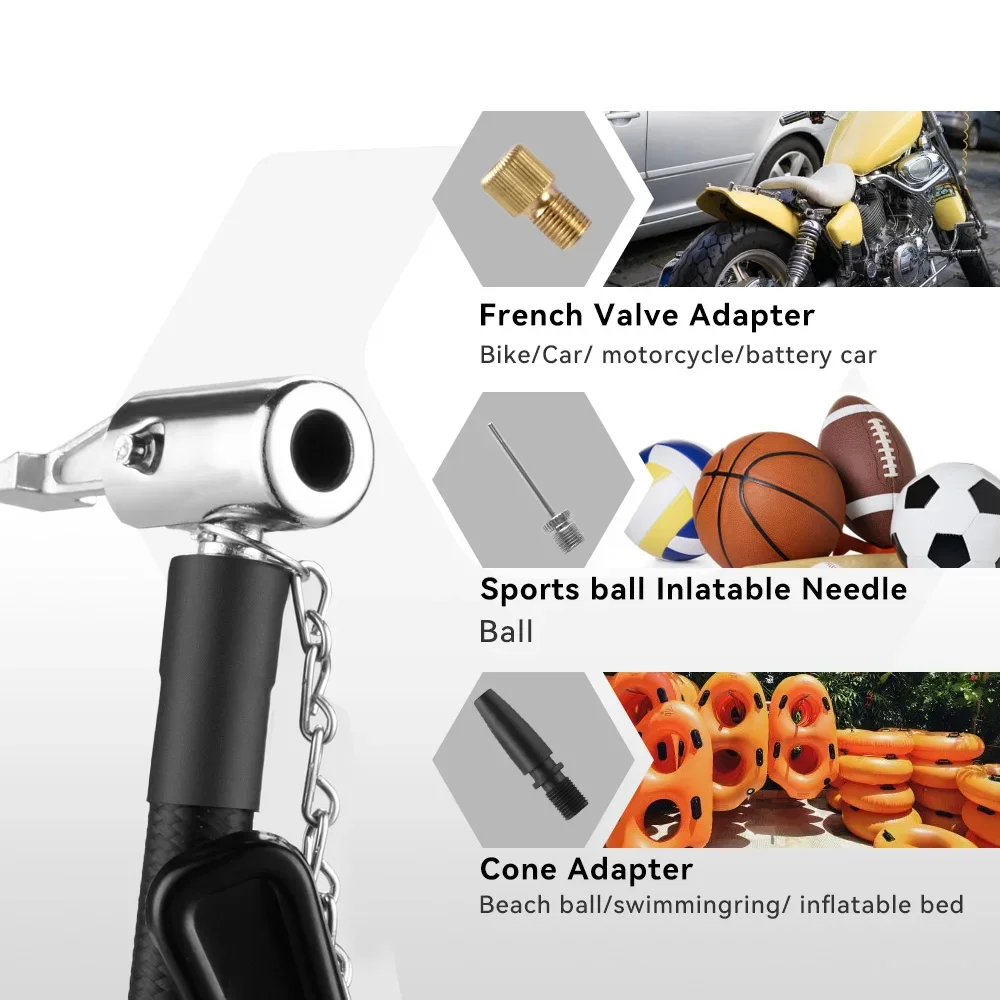 Портативный Беспроводной Электрический Воздушный Насос Высокого Давления Без