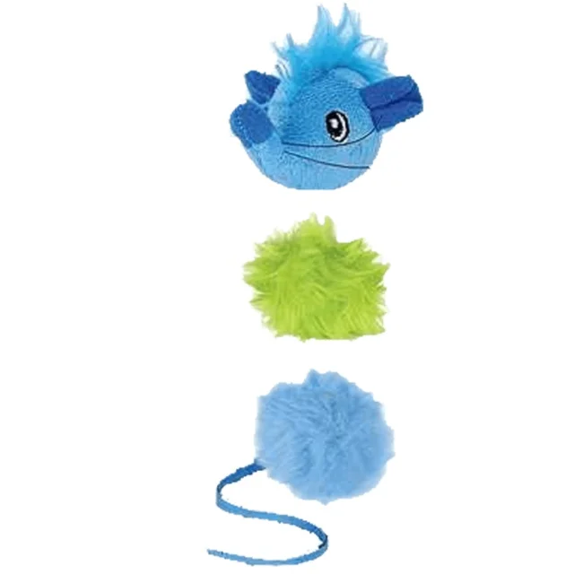 

Petstages Fuzzy Multi-Pack 3 Piece Plush Mouse Cat Toy 407917965