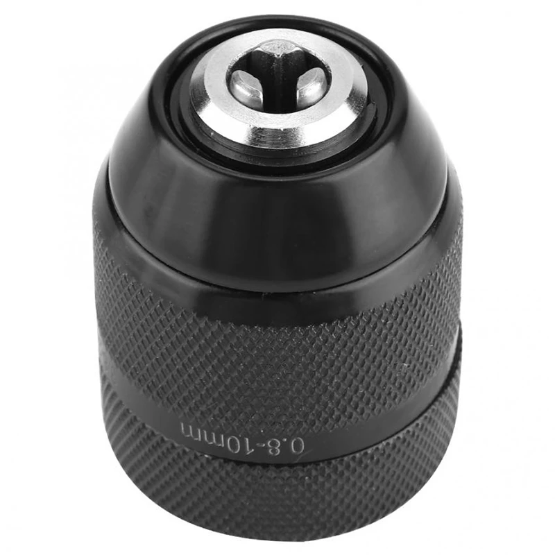 

Высокопрочный БЕСКЛЮЧЕВОЙ патрон для ударной дрели, прецизионные Быстросменные патроны для дрели 3/8-24 дюйма, резьба 0,8-10 мм, электроинструме...