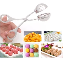 Meatball Maker Spoon 304 Stainless Steel Press Baller Tools Non-Stick Meat Stuffed Meatball Shaper Kitchen Cooking Gadgets