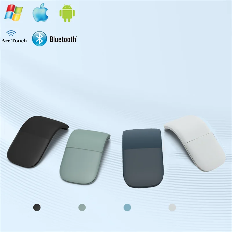 Складная Беспроводная Bluetooth-Мышь Arc Touch тонкая складная мышь плоская эргономичная