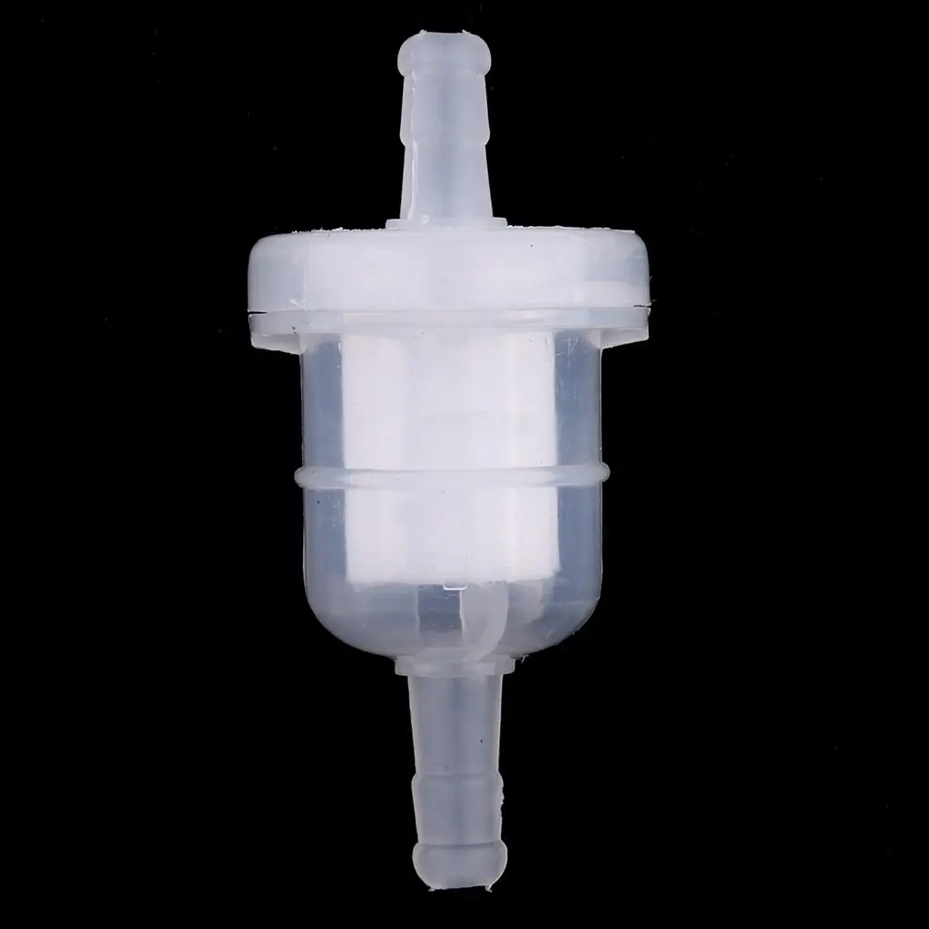 

10pcs Universal Petrol Motorcycle Inline Fuel Filter Fit 6mm Pipes