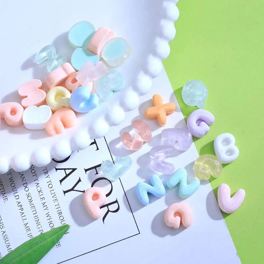Подвеска-слайм из смолы с английской буквой 20 шт.