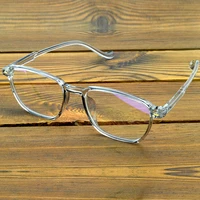 men fashion transparent tr90 light weight flexible rectangle eyeglasses reading glasses 0 75 to 6