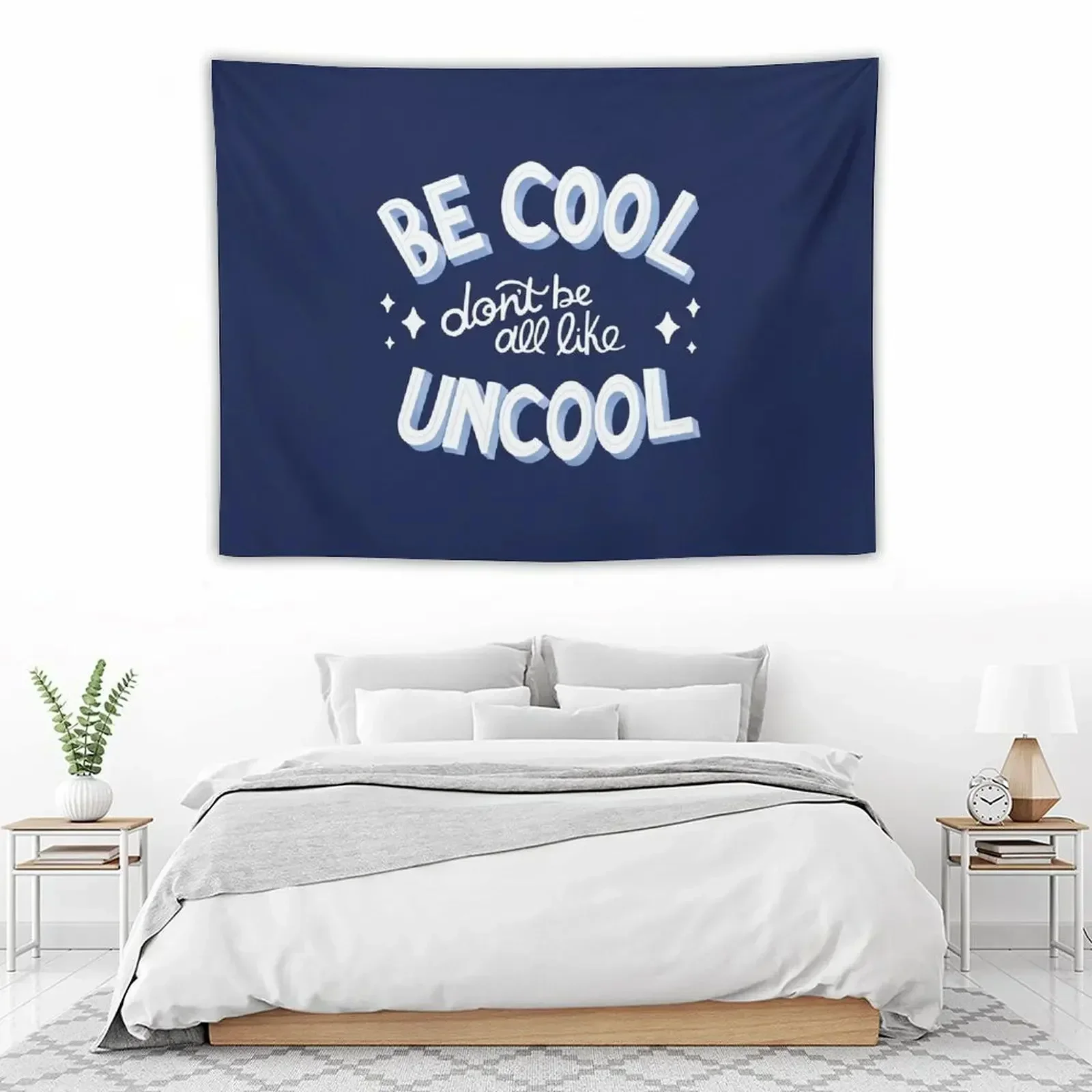 Be Cool Don't All Like Uncool RHONY Гобелен Корейский декор комнаты Подвесные настенные обои