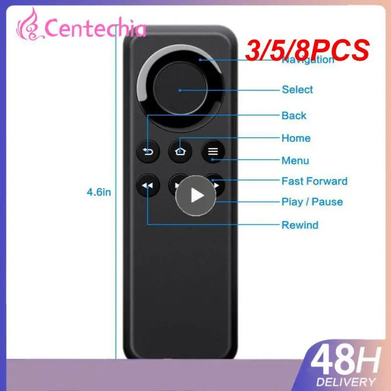 

3/5/8PCS Abs Fire Tv Stick Box Remote Control No Voice Operated Cv98lm Remote Control Remote Control New Durable