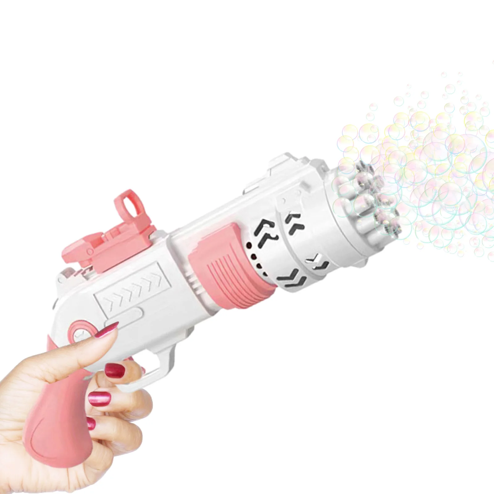 

Игрушечная пузырчатая машина с 19 отверстиями, электрическая пузырчатая игрушка для малышей, пузырчатая машина для бластера, праздничные су...