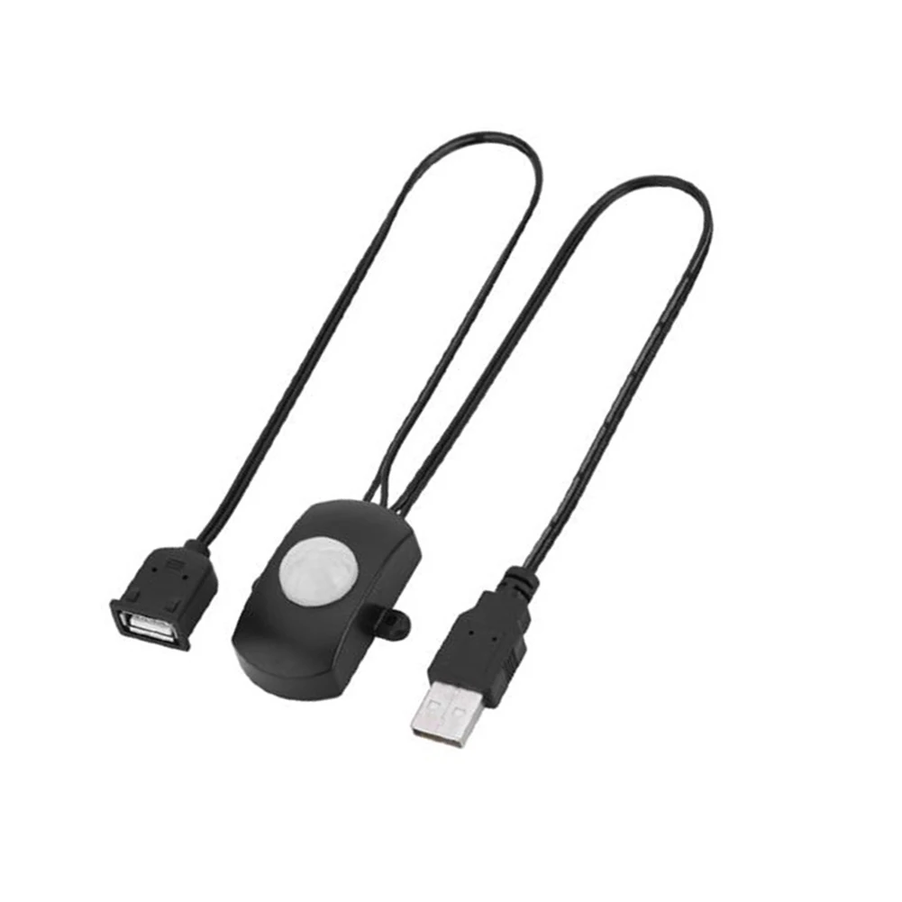 Фото Умный инфракрасный PIR-выключатель с USB-интерфейсом, мини-выключатель для коридора, практичный, портативный, регулируемый, для ванной комнаты и подвала №4