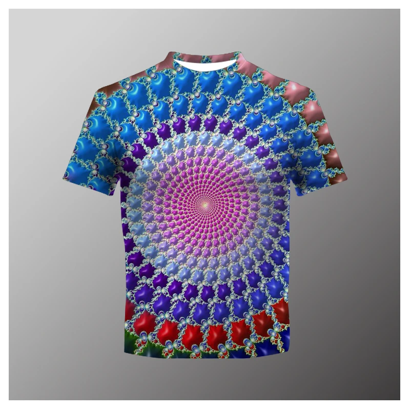 

Футболка с 3d-графическим принтом, Модный повседневный уличный Топ оверсайз разных цветов с круглым вырезом в стиле Харадзюку, лето