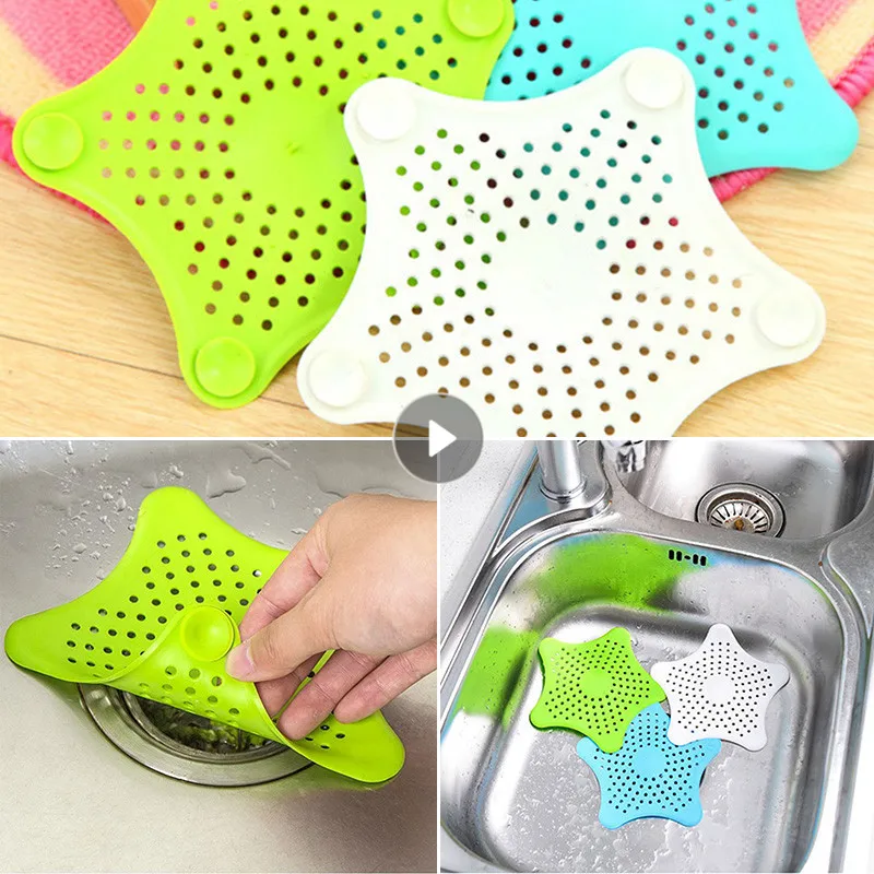 

Household Sink Filter Floor Drain Strainer Shower Cover Hair Catcher Stopper Anti-clogging Sink Strainer Kitchen Accessories