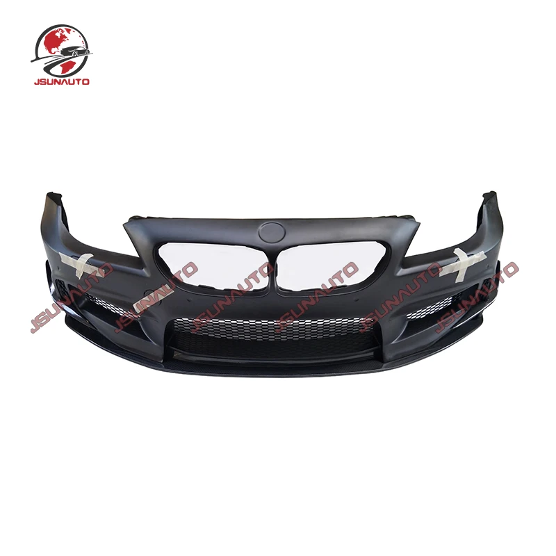 PD стиль стекловолокно передний бампер задний боковые юбки крыло для BMW 6 серий F06