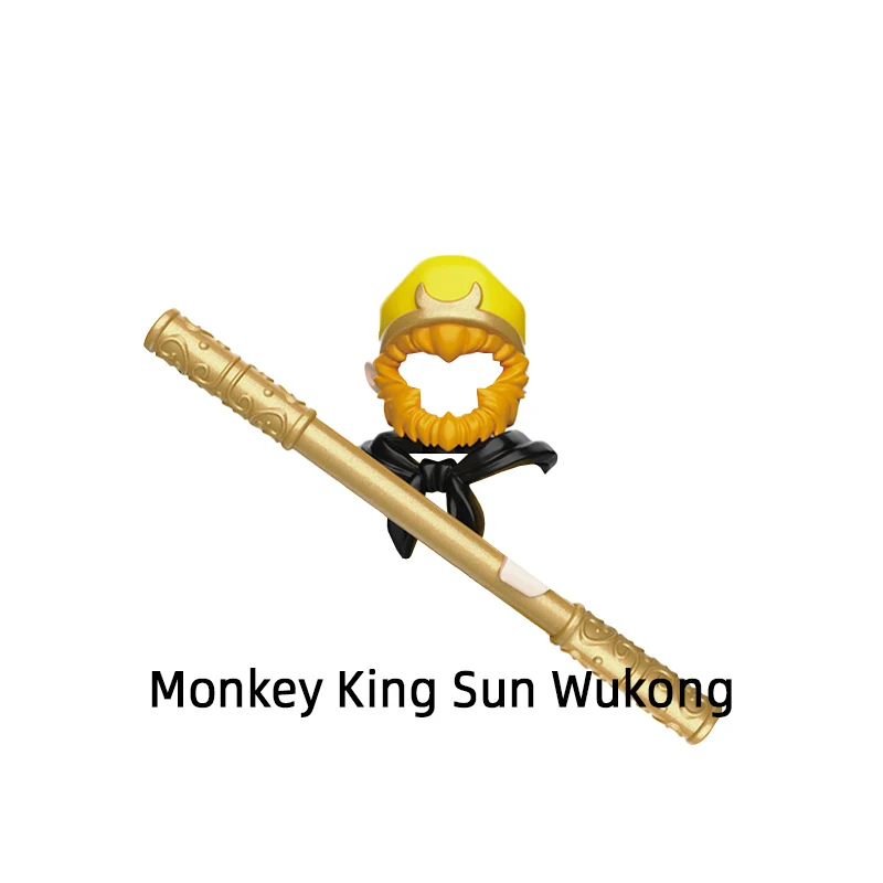 The Journey West Li Jing Nezha Sun Wukong Лорд Лао Цзы Принцесса Железный веер Ян Цзянь Модель Блоки